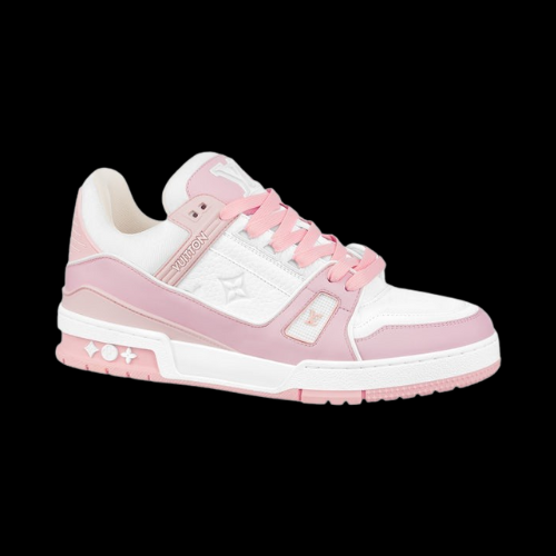 Louis Vuitton Trainer Sneakers (Pink Rose)