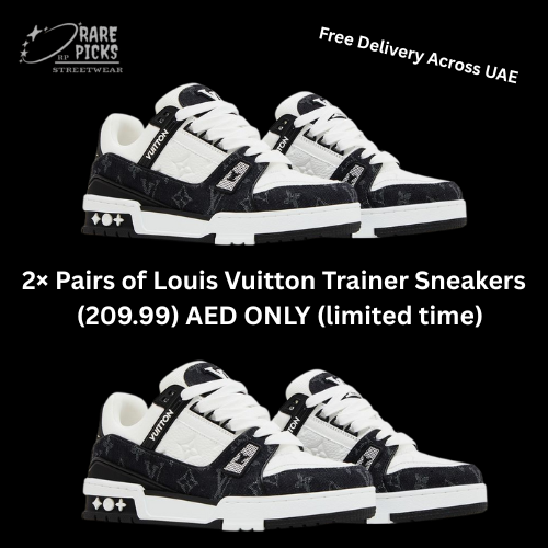 2x Louis Vuitton Trainer Sneakers