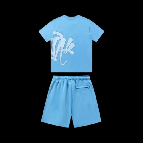 Blue Syna Set – Shorts & T-Shirt